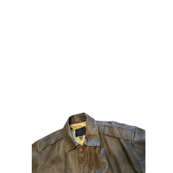 The original James Dean limited edition brown leather bomber jacket size XXL - Picture 9 of 13